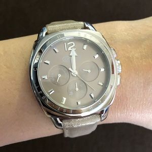 Coach Chronograph Leather Watch